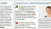 ALPolitikerinSophieBlaserkampftimTagblattderStadtZurichumverlorenenSternKleinReportberichtet