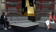ADC-Präsident Frank Bodin beim Streaming auf «Blick TV», im Gespräch mit der Moderatorin Kiki Maeder...              (Bild: Screenshot Blick TV)