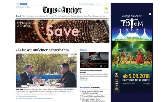 Verleger verstossen «gegen ihren eigenen Code of Conduct», indem sie Werbung nicht klar als solche kennzeichnen...