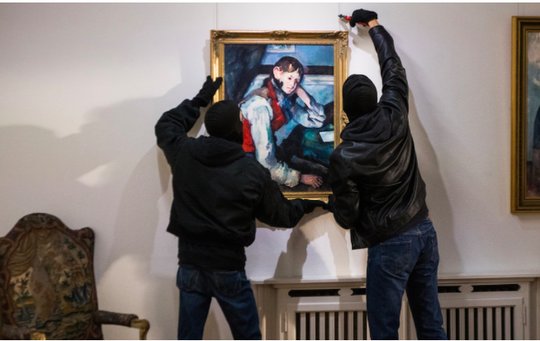 «Der Knabe mit der roten Weste» von Paul Cézanne: Nach einer spektakulären Ermittlungsaktion hängt er wieder in Zürich. (Bild zVg)