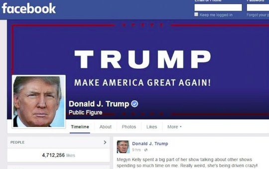 Der Hass-Prediger verliert sein Megaphon... (Bild screenshot Facebook)