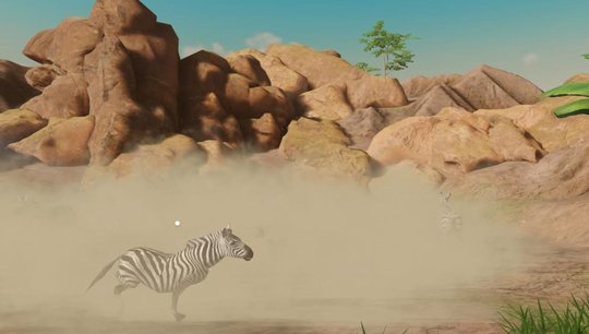 Huch, ein Zebra vor meiner Nase...(Bild: zVg)