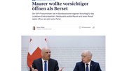 Bundesrat Ueli Maurer sah sich veranlasst, auf diesen «Tagi»-Bericht zu reagieren... 