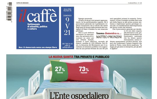 Der Verlag Gruppo Corriere del Ticino übernimmt alle Journalistinnen und Journalisten von «il Caffé»...