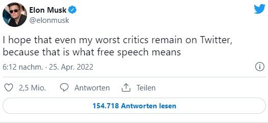 Nach zähen Verhandlungen hat sich Elon Musk mit den Aktionären einigen können...