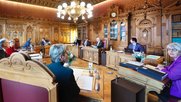 Bald nur noch auf Abruf im Amt? Der Bundesrat in seinem Sitzungszimmer im Bundeshaus West. (Bild © admin.ch)