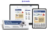 Die Gesamtausgabe der «Schweiz am Wochenende» mit Replica stieg auf 1’043’000 Personen in der MACH Basic 2025-2...