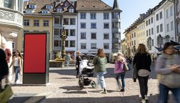 Neues City-ePanel in der Oberstadt... (zVg)