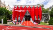 Bei den Olympischen Sommerspielen 2024 in Paris nahm das «Maison Suisse» im Garten der Schweizer Botschaft Quartier... (Bild: zVg / © EDA)