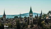 Difficile à comprendre: Die Idylle einer zwingend zweisprachigen Plakatierung in Biel Bienne ist aktuell etwas trügerisch…           (Bild: Schweiz Tourismus)