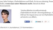 Andrea Bleicher provoziert mit ihrem Blog