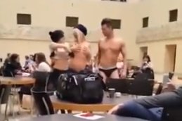 Illegaler Uni-ZH-Stripclip (Bild: Youtube)