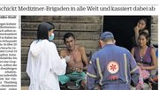 Im Titel des Artikels steht die unbelegte Behauptung der Sklaverei...             (Screenshot NZZaS)