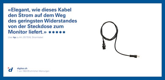 Elegant, wie das private Logistikunternehmen auf dem Weg des geringsten Widerstandes von der Migros zum Konsumenten liefert...           (Bild: Werbung Digitec Galaxus)