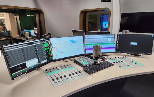 Aus TVO soll OTV werden, geht es nach dem Willen von Galledia: Blick ins Studio von TV Ostschweiz. (Bild Google Maps)