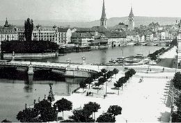 Stadtgeschichte vor Ort: Limmatquai um 1900