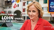 Die neue Imagekampagne von Aldi Suisse zeigt Konsumentinnen und Konsumenten, die ihre Bedürfnisse äussern, ohne dabei ein Blatt vor den Mund zu nehmen...     (Bild: zVg)