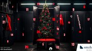 Online-Advent für Fans des FC Aarau: Die Fans können jeden Tag eine Garderobenschranktüre in einer im FCA-Look gehaltenen Spielerkabine öffnen... (Bild zVg)