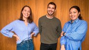 Das Dreigespann mit Julia Fischhaber, Constantin Camesasca und Jasmine Mee-Hua Pierce (v.l.) leitet neu die Zürcher Kreation von Havas. (Bild zVg)
