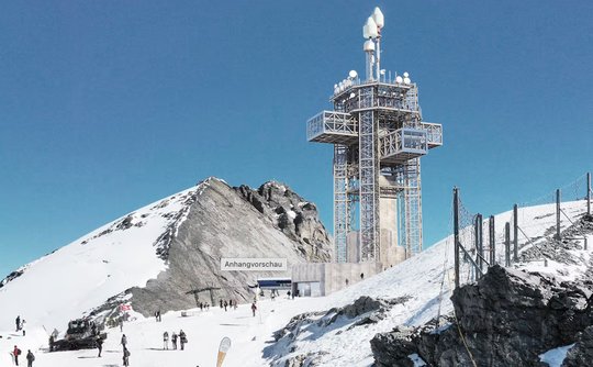 Auf dem Zentralschweizer Berggipfel planen die Basler Architekten Herzog & de Meuron einen Leuchtturm... (Bild: zVg)