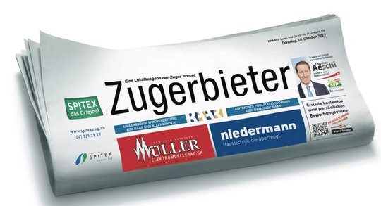 Wird aus dem «Zugerbieter» schon bald die «Baarer Times»?... (Bild: © chmediawerbung.ch)
