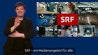 Die SRG-Sender sollen vorwärtsmachen mit Untertitelung und Gebärdensprache, findet die Fernmeldekommission... (Bild: © SRF)