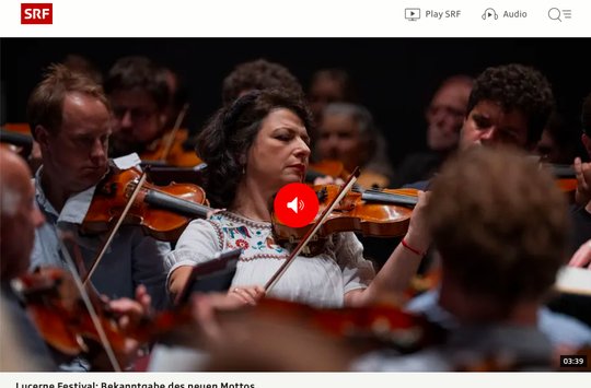 Nach der Absetzung von «Musik unserer Zeit» wird zeitgenössische Musik vermehrt im «Musikmagazin» abgehandelt... (Bild: Screenshot srf.ch)