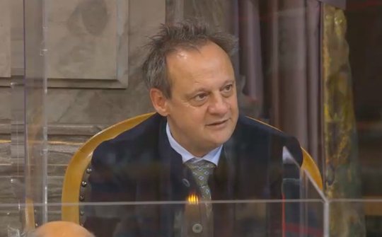 Wünscht, dass sein eigener Vorstoss versenkt wird: Der Bündner Mitte-Ständerat Stefan Engler. (Bild Screenshot Parlamentsdienste)