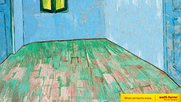 Kunstvolle Leere: Das Leadersujet «Van Gogh’s leeres Schlafzimmer in Arles» zeigt, wies es aussieht, wenn die Transportfirma da war. (Bild zVg)