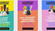 Statt die Namen der Künstlerinnen und Künstler werden interessante Fakten rund um die Musizierenden und Musikstücke beworben...            (Bild: Jung von Matt) 