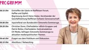 Medienministerin Simonetta Sommaruga im Raiffeisen Forum Bern am 8. Oktober.