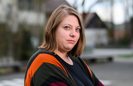 «Die Aktionsgruppe stösst bei den restlichen Angestellten auf viel Sympathie», sagt BZ-Redaktorin Sheila Matti, die den Protest mitorganisiert. (Bild zVg)