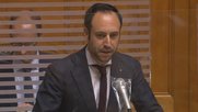 Christian Wasserfallen warnte seine Ratskollegen, dass Fördergelder für Nachrichtenagenturen im Ausland landen könnten... (Bild: Screenshot Parlamentsdienste)