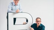 In Feierlaune: Die beiden Canal B-Gründer Marcello Del Zio (l.) und Joël Pelet... (Bild: zVg)