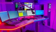 Studio von Radio L in Vaduz: Nach einer neuerlichen Erhöhung des Staatsbetrags wird es den «Vaterland»-Verlegern zu bunt. (Bild © Radio L)