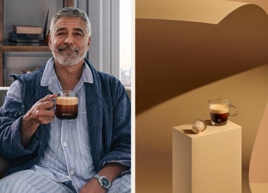 George Clooney mit Good News: Auch Nespresso-Kapseln sind jetzt zuhause kompostierbar...       (Bild: Nespresso)