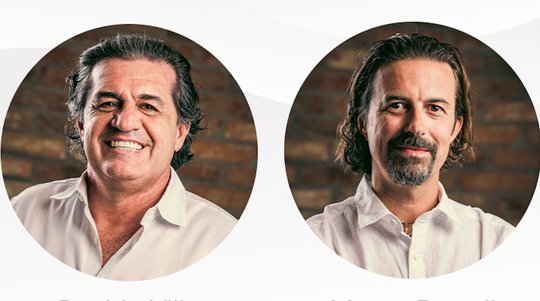 Der bisherige CEO Davide Villa (l.) wird VR-Präsident, während Marco Bertoli die Geschäftsführung übernimmt...    (Bild: zVg / Ringier)