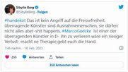 Shit happens: Das Annus Horribilis, das mit dem mittlerweile gelöschten Tweet für Sibylle Berg im Februar begann, geht offenbar weiter. (Bild Screenshot Twitter)