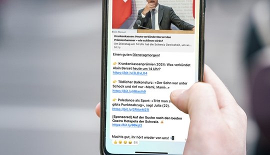 [Sponsored] plus ein Zweizeiler und ein Kurzlink im Paid Post für den Werbetreibenden...   (Bild 20 Minuten/zVg)