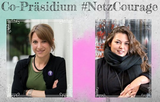 Greta Gysin (l.) und Tamara Funiciello sind beide langjährige #NetzCourage-Mitglieder... (© #NetzCourage)