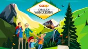 «Mit etwas Kreativität geht das Wandern mit Kindern wie von allein», verspricht der Verband Schweizer Wanderwege. (Bild zVg)