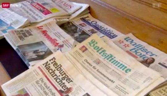 Die Zürcher Oberland Medien und die Galledia Regionalmedien haben das neue Mantelangebot bereits bestellt... (Bild: Screenshot SRF)