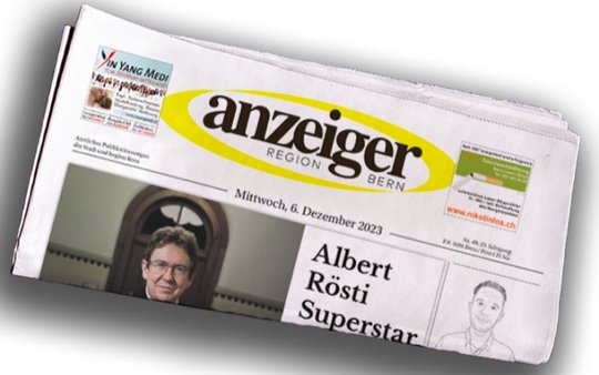 Aus dem ehemaligen amtlichen Publikationsorgan wird eine Wochenzeitung mit sechsköpfiger Redaktion... (Bild © Anzeiger)