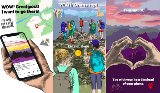 Der Selfie-Hype motiviert nicht nur Unerfahrene zu halsbrecherischen Touren, sondern verwandelt sensible Lebensräumen für Flora und Wildtiere in regelrechte Insta-Hotspots. (Bild © SAC)