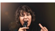 Patti Basler im Artikel von Jean-Martin Büttner am 30. März...             (Ausriss Tages-Anzeiger) 
