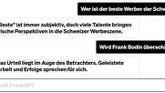 KI, KI an der Wand, wer ist der beste Werber im ganzen Land?...