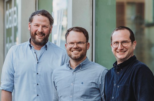 Die Inhaber der neuen «Neustadt Gruppe»: Christian Schwotzer, Cyrill Kuster und Adi Barmettler...        (v.l.n.r. Bild zVg.)