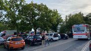 Halbinsel Au am Dienstagnachmittag: «Vonseiten der Sanität war es ein ‚Grosseinsatz‘, sagt Mediensprecher Florian Frei von der Kantonspolizei Zürich...      (Bild © Kantonspolizei Zürich)