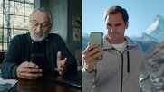 «When you need vacation without drama. You need Switzerland.» Robert De Niro im Gespräch mit Roger Federer...           (Bild: Schweiz Tourismus)