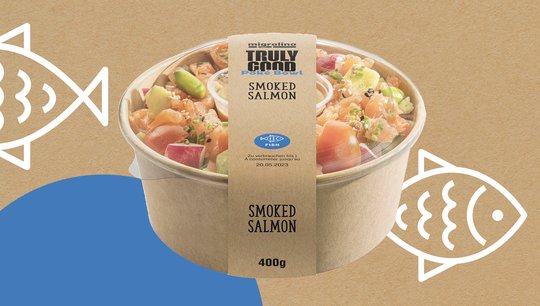 «migrolino TRULY GOOD» eine starke, selbstbewusste Marke: Hier die Poke-Bowl...